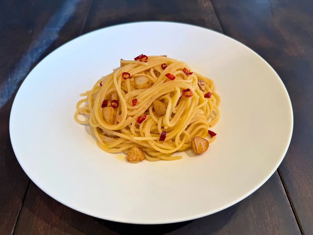 にんにくを楽しむパスタ