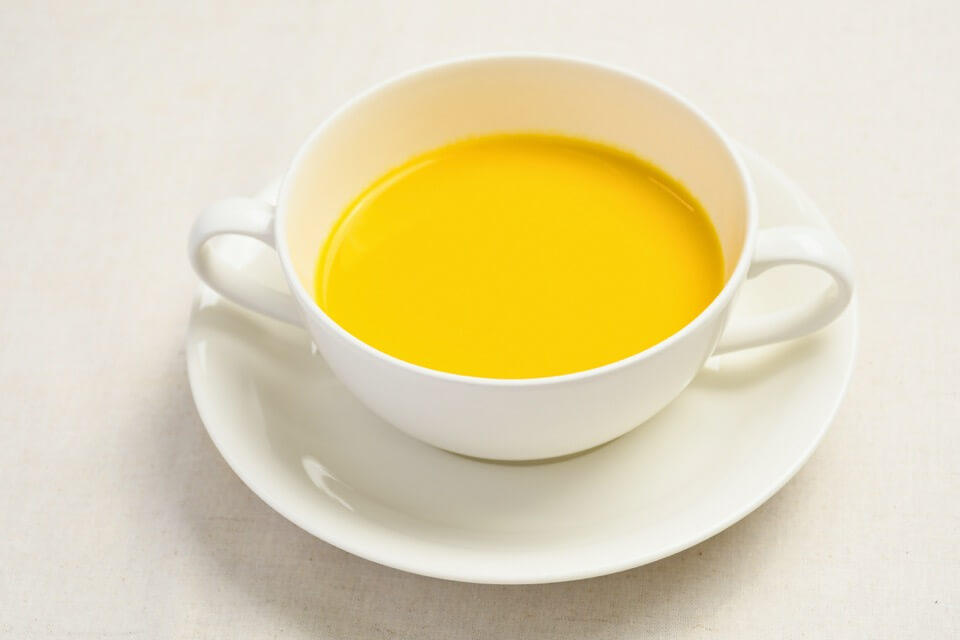 雪化粧かぼちゃのクリームスープ