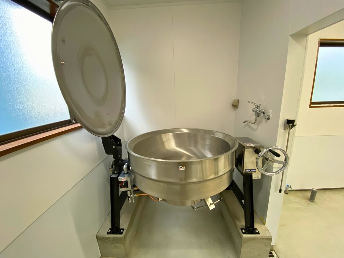 メンマづくりの整備風景