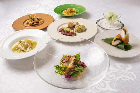 天然のタラの芽コース