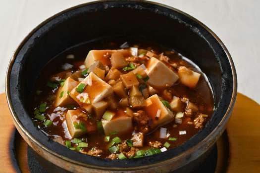 メンマ入り麻婆豆腐
