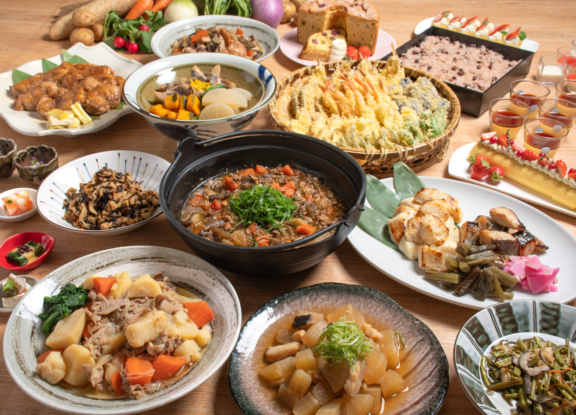 朝食バイキング