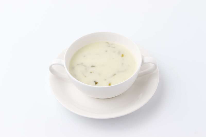 長ネギのクリームスープ