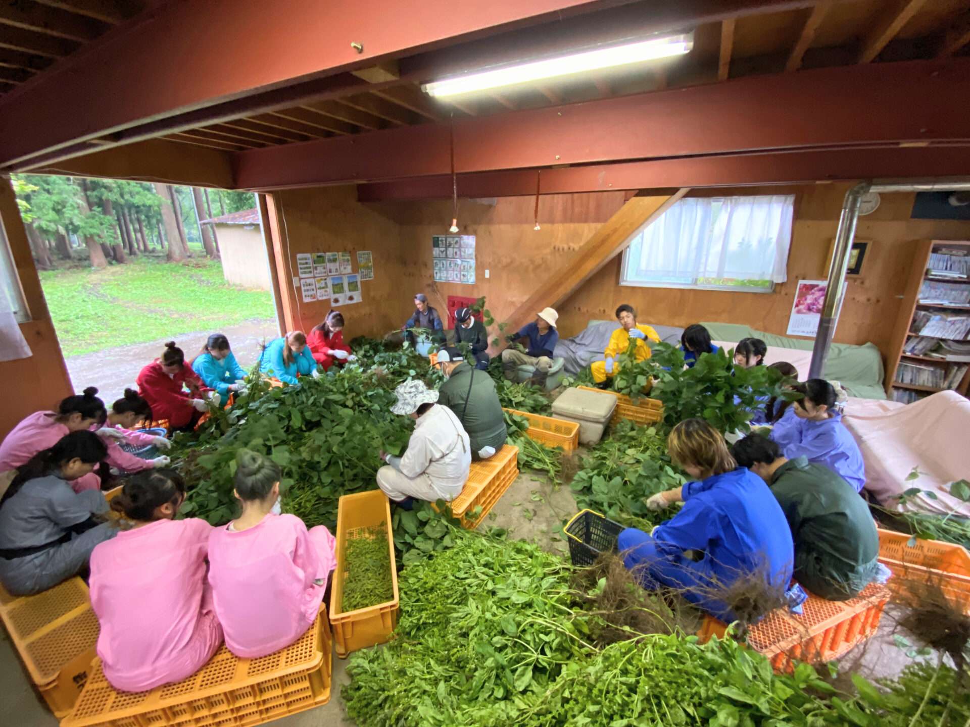 淑徳大学 永井ゼミとの、ホテル直営農場「東北牧場」での循環型農業体験