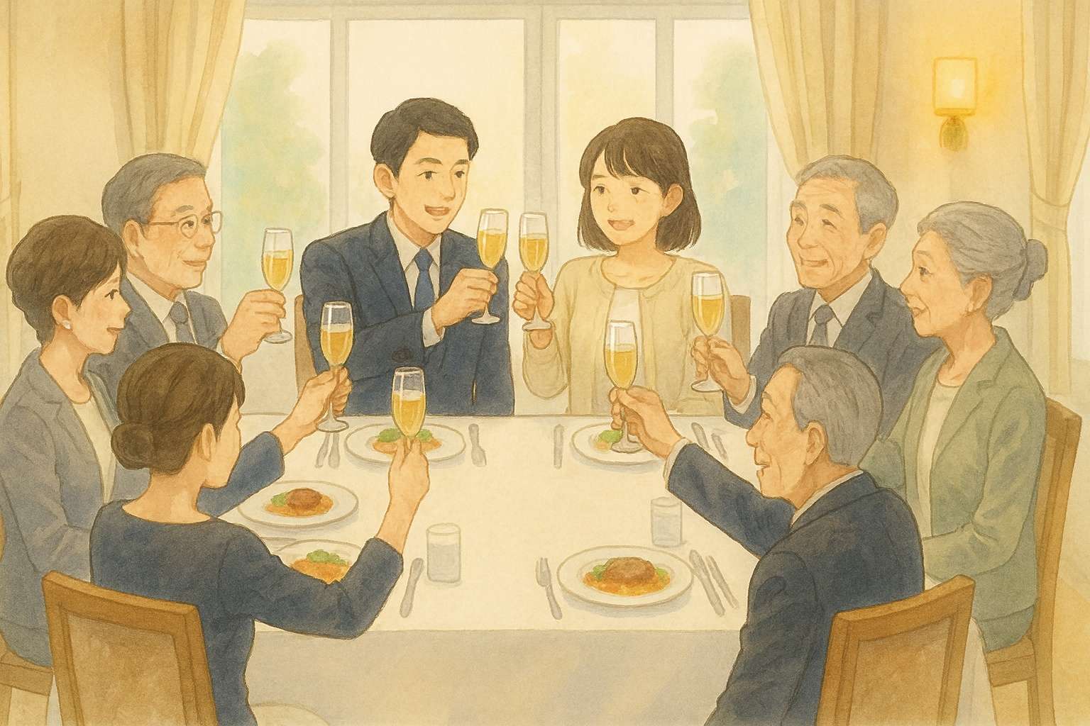 結婚が決まったら、ご両家の顔合わせ段取りと当日のご案内