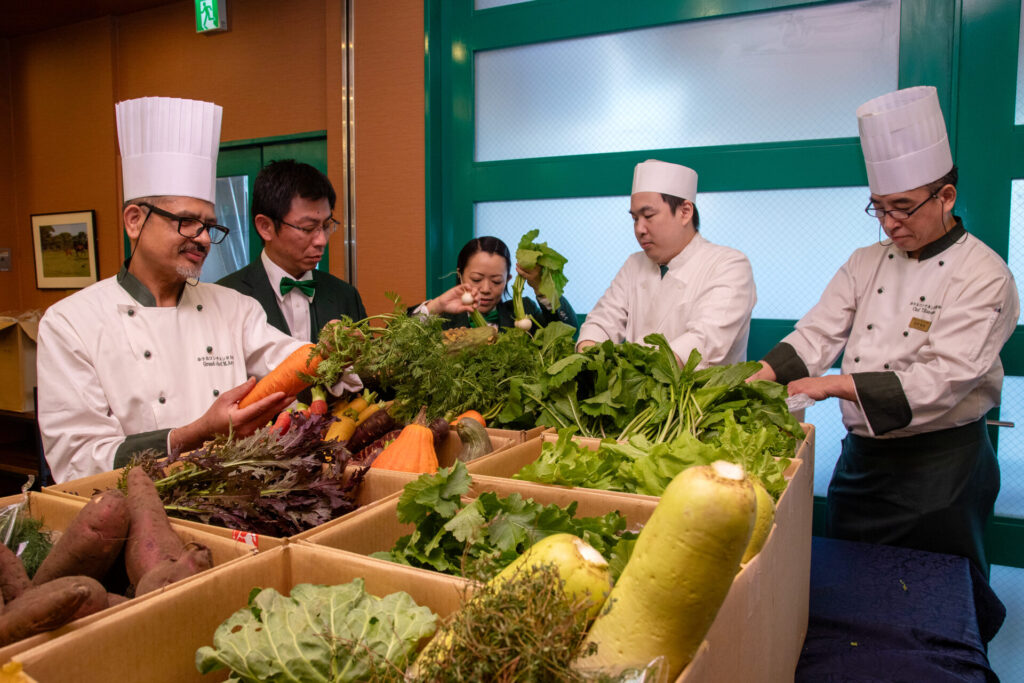 直営農場の食を楽しむホテル