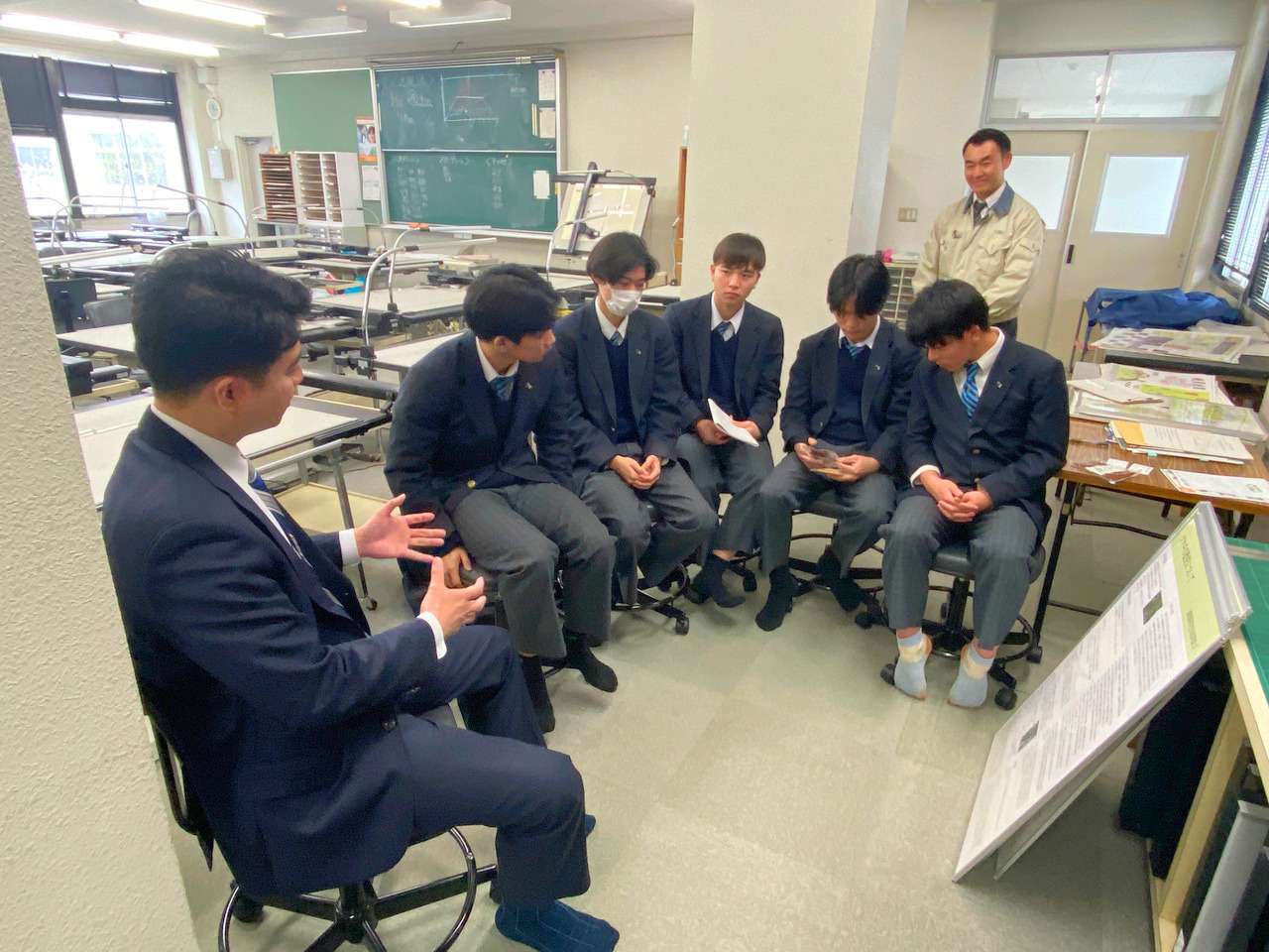 都立農業高等学校の皆さまが、メンマ工場に来てくださいました