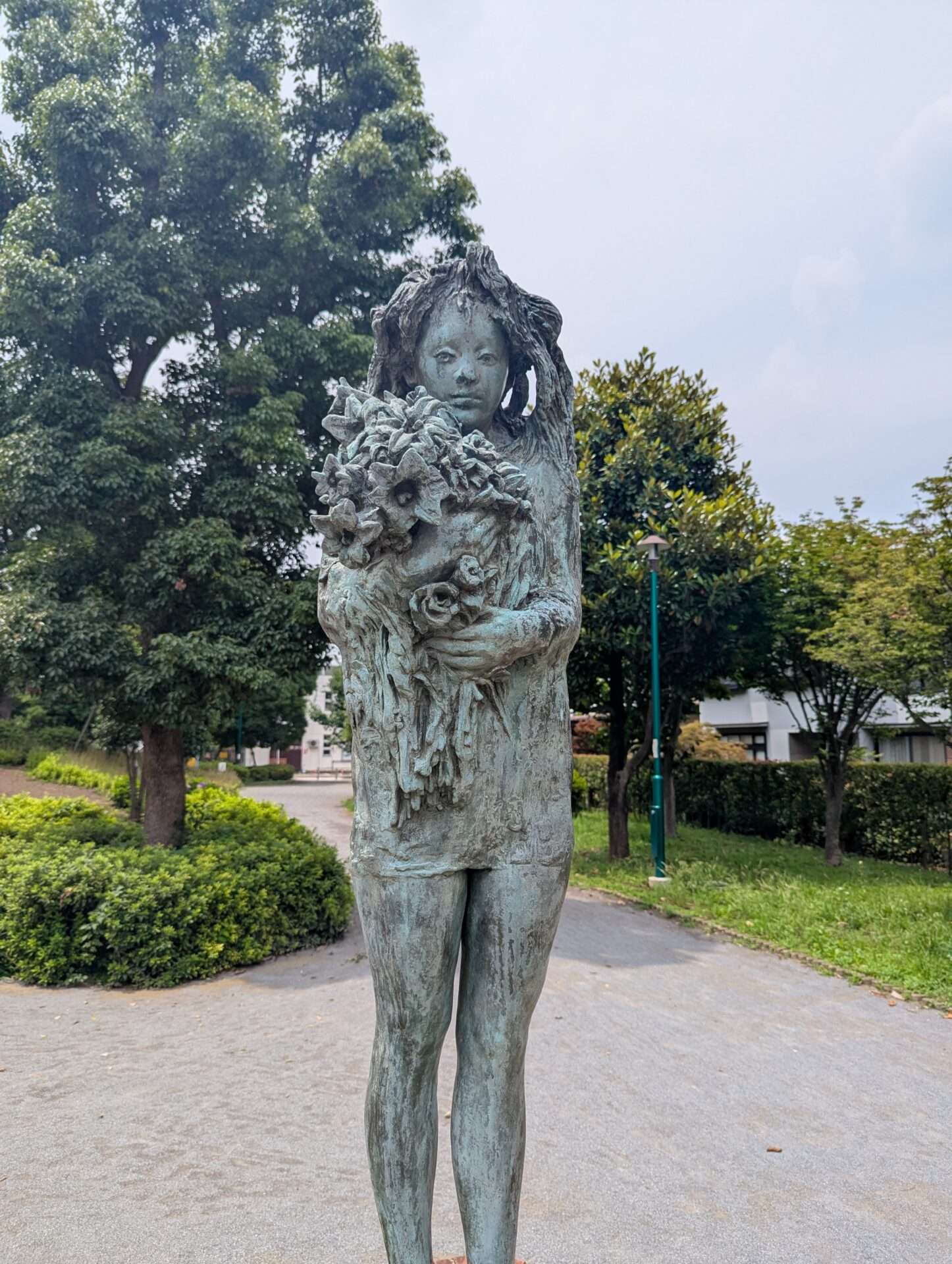府中散策 府中市パブリックアート⑫「野の花」