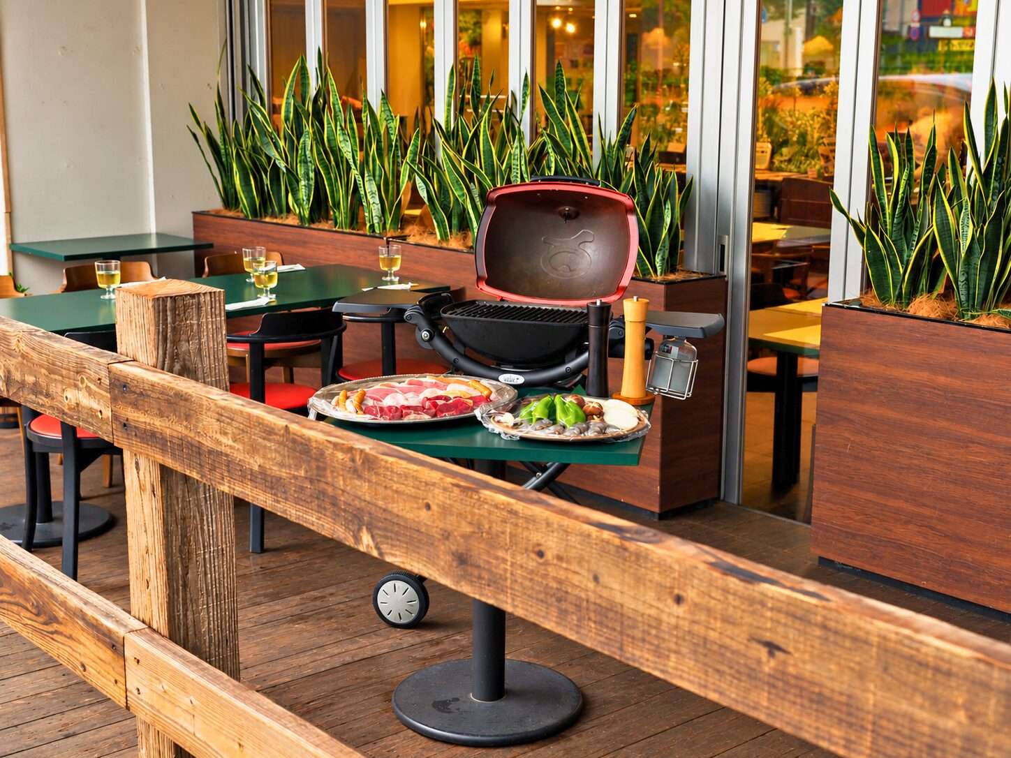 バイキングレストラン東北牧場 BBQテラス